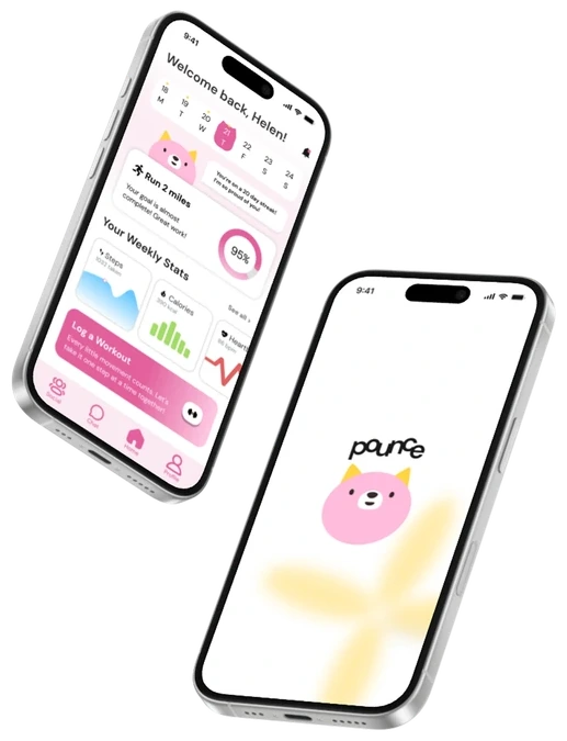 pounce app screens
